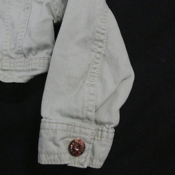 NANETTE LEPORE - Girls | size 4 | Light Green Cropped Denim Jacket - Picture 9 of 16